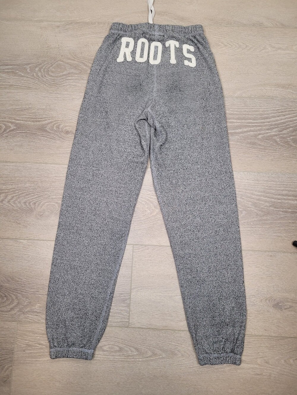 Roots Grey Classic Logo Sweatpants Size: XXS
